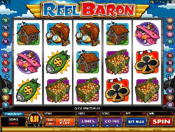Enter a bygone age of flimsy biplanes, begoggled brave aviators but modern day rewards at Lucky Nugget this week as we launch our latest high-flying, 5 reel 20 pay-line video slot REEL BARON.